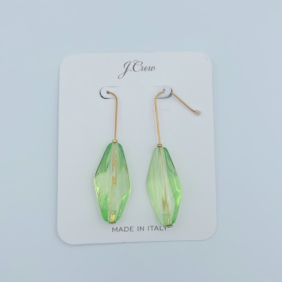 J. Crew Jewelry - J. Crew Made In Italy Oversized Acetate Drop Earrings NWT